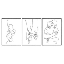 Load image into Gallery viewer, Minimalist &#39;&#39;Together Forever&#39;&#39; Line Art

