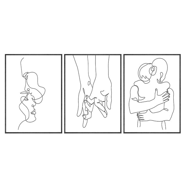 Minimalist ''Together Forever'' Line Art