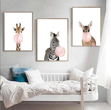 Load image into Gallery viewer, Baby Animal Safari Pink Bubble Gum
