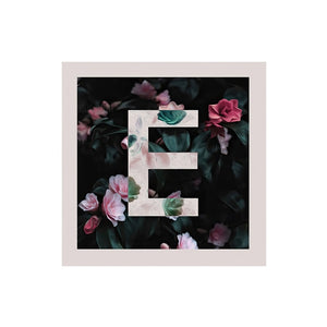 L.O.V.E Floral Canvas Art