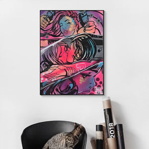 Pop Lovers Kiss Art
