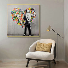 Load image into Gallery viewer, Behind The Love Graffiti Art
