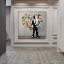 Load image into Gallery viewer, Behind The Love Graffiti Art
