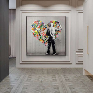 Behind The Love Graffiti Art