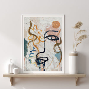 Retro Abstract Painting by Henri Matisse