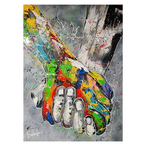 Colorful United Lover Hands