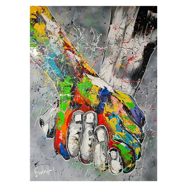Colorful United Lover Hands