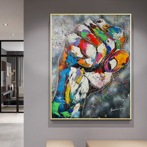 Inspirational Colorful Fist