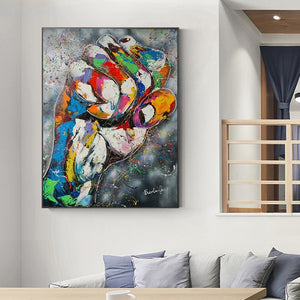 Inspirational Colorful Fist