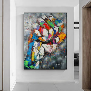 Inspirational Colorful Fist