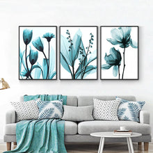 Charger l&#39;image dans la galerie, Nordic Blue Flowers
