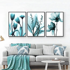 Nordic Blue Flowers