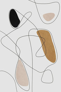 Modern Abstract Geometric Lining Art