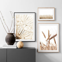 Load image into Gallery viewer, Boho Nature Wheat Field Landscape Wall Art
