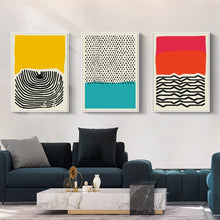 Load image into Gallery viewer, Modern Mid Century Geometric Wall Art

