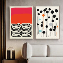 Load image into Gallery viewer, Modern Mid Century Geometric Wall Art
