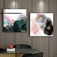Charger l&#39;image dans la galerie, Modern Smoke Marble Pastel Color Art
