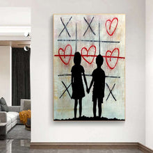 Load image into Gallery viewer, Bansky Love Graffiti Art
