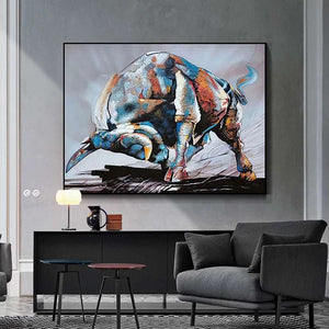 Abstract Spanish Bullfight