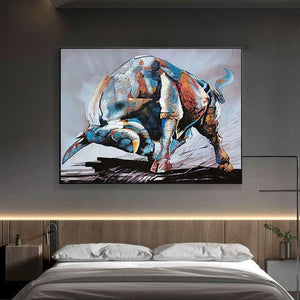 Abstract Spanish Bullfight