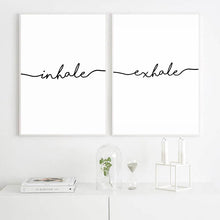 Load image into Gallery viewer, Inhale Exhale Word Art
