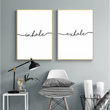 Load image into Gallery viewer, Inhale Exhale Word Art
