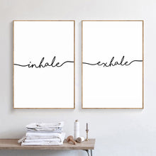 Load image into Gallery viewer, Inhale Exhale Word Art
