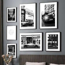 Load image into Gallery viewer, Black and White Fashion Boutique and Luxury Cars

