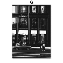 Load image into Gallery viewer, Black and White Fashion Boutique and Luxury Cars
