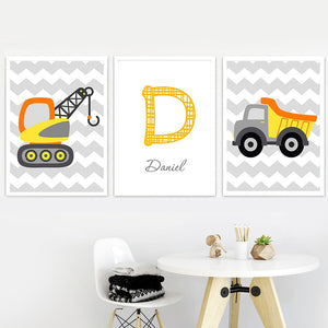 Construction Theme Nursery Wall Decor