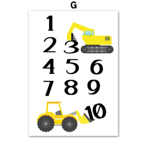 Construction Theme Nursery Wall Decor