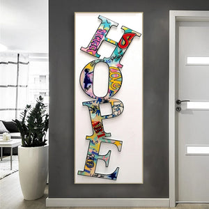 Modern ''Hope'' Graffiti Art