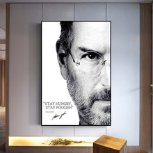 Charger l&#39;image dans la galerie, Steve Jobs - Stay Hungry Inspirational Art
