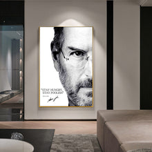 Charger l&#39;image dans la galerie, Steve Jobs - Stay Hungry Inspirational Art
