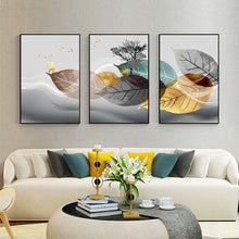 Charger l&#39;image dans la galerie, Abstract Leaves Wall Art
