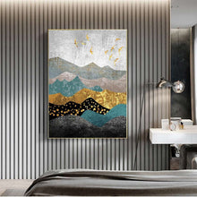 Charger l&#39;image dans la galerie, Abstract Nordic Landscape Art
