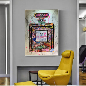 N5 Chanel Perfume Graffiti Art