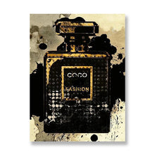 Load image into Gallery viewer, Black and Gold Coco Perfume
