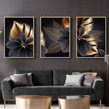 Load image into Gallery viewer, Black Golden Plant Leaf
