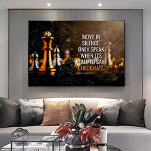 Load image into Gallery viewer, Checkmate Motivational Art
