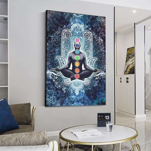 Abstract Seven Chakras Spiritual Art