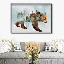 Load image into Gallery viewer, Bear Shadow Through The Forest
