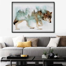 Load image into Gallery viewer, Wolf Shadow Through The Forest
