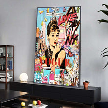 Charger l&#39;image dans la galerie, Audrey Hepburn Fashion Vogue Pop Art
