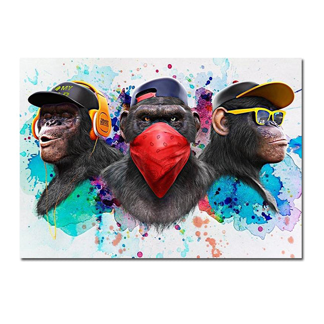 Abstract Monkey No Evil