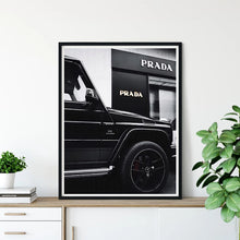 Load image into Gallery viewer, Luxury Black and White Prada Mercedes
