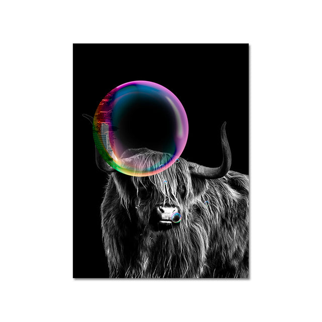Modern Cow Bubble