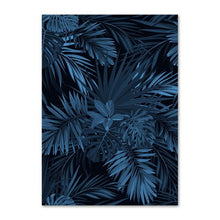 Load image into Gallery viewer, Blue Flowers Abstract Decor
