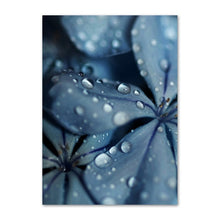 Load image into Gallery viewer, Blue Flowers Abstract Decor
