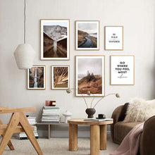Load image into Gallery viewer, Brown Tone Landscape Scenery
